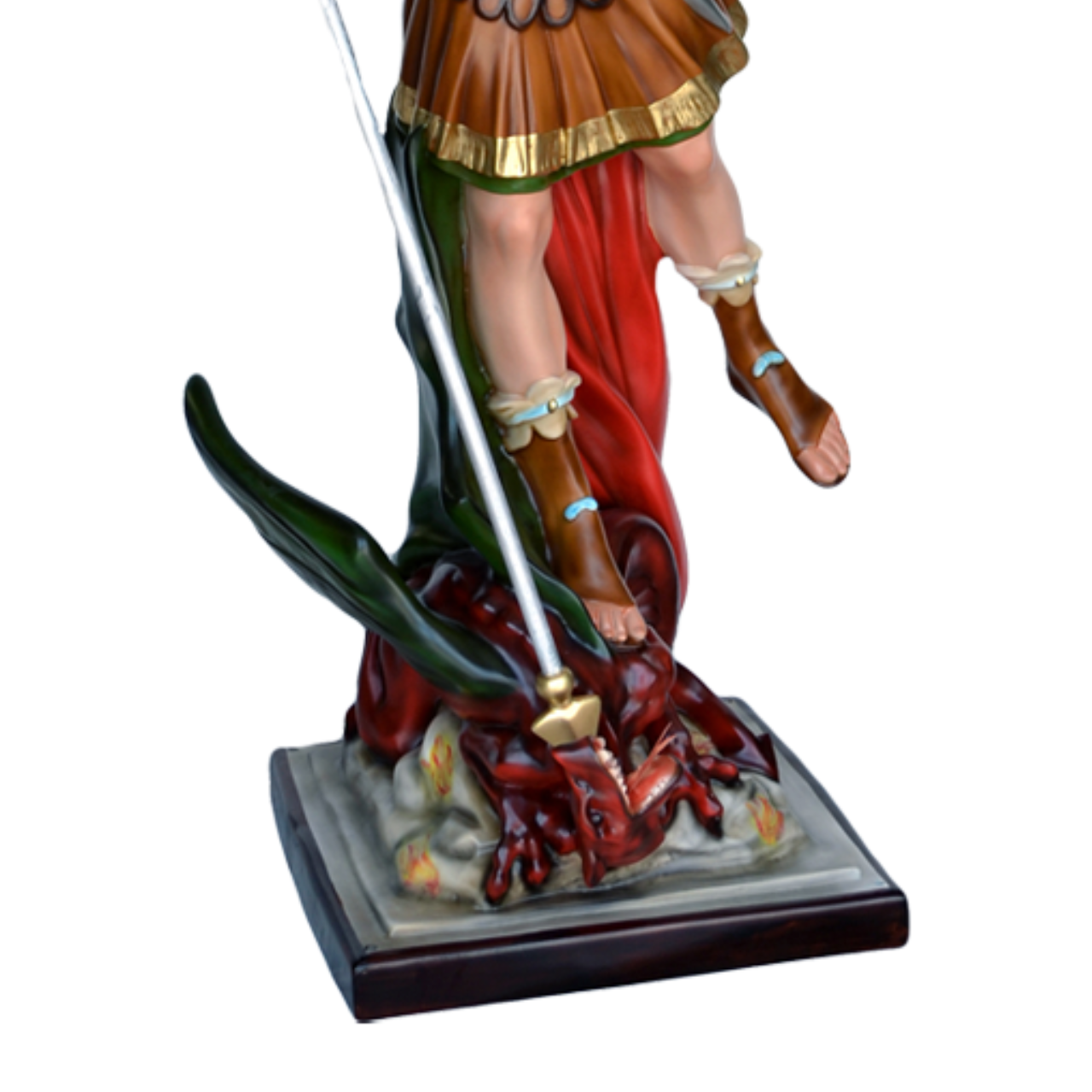 Statua San Michele Arcangelo 160 cm in Vetroresina