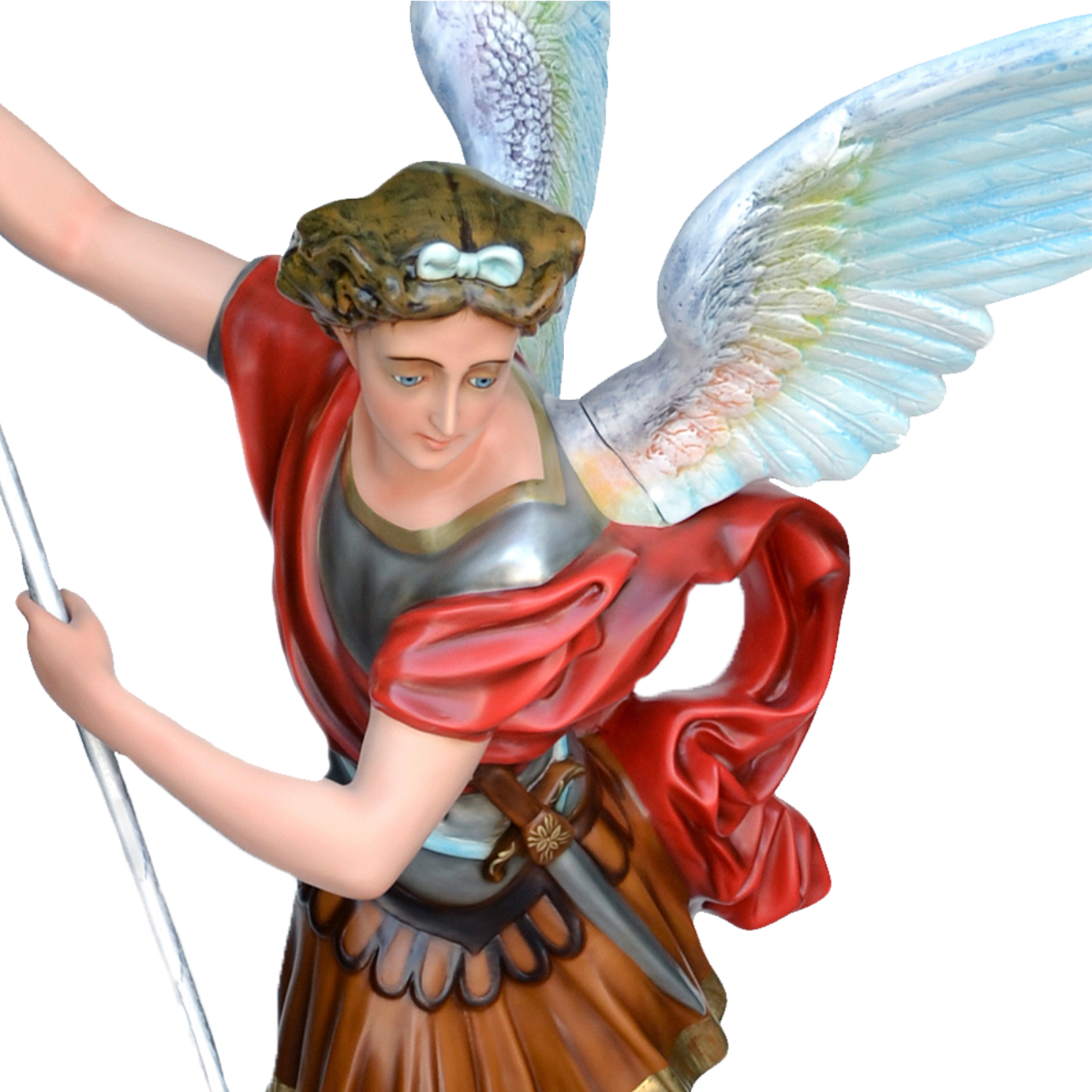 Statua San Michele Arcangelo 160 cm in Vetroresina