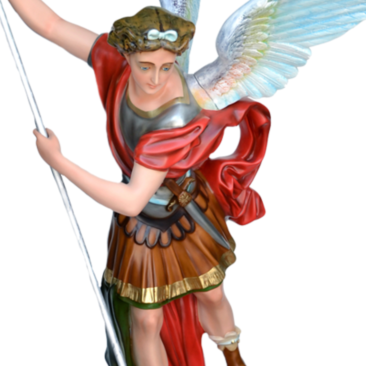 Statua San Michele Arcangelo 160 cm in Vetroresina