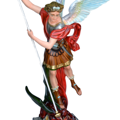 Statua San Michele Arcangelo 160 cm in Vetroresina