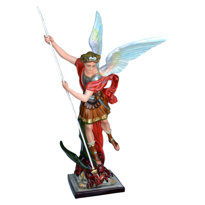 Statua San Michele Arcangelo 160 cm in Vetroresina