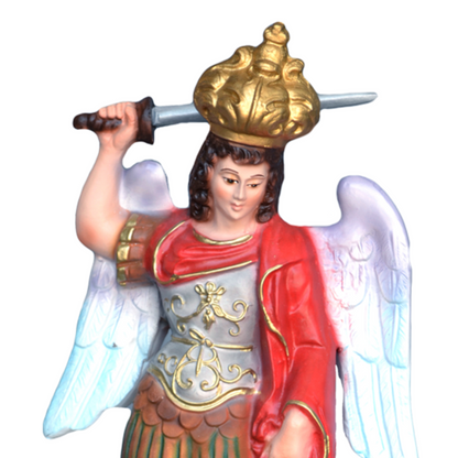 Statua San Michele Arcangelo 30 cm in Resina Piena