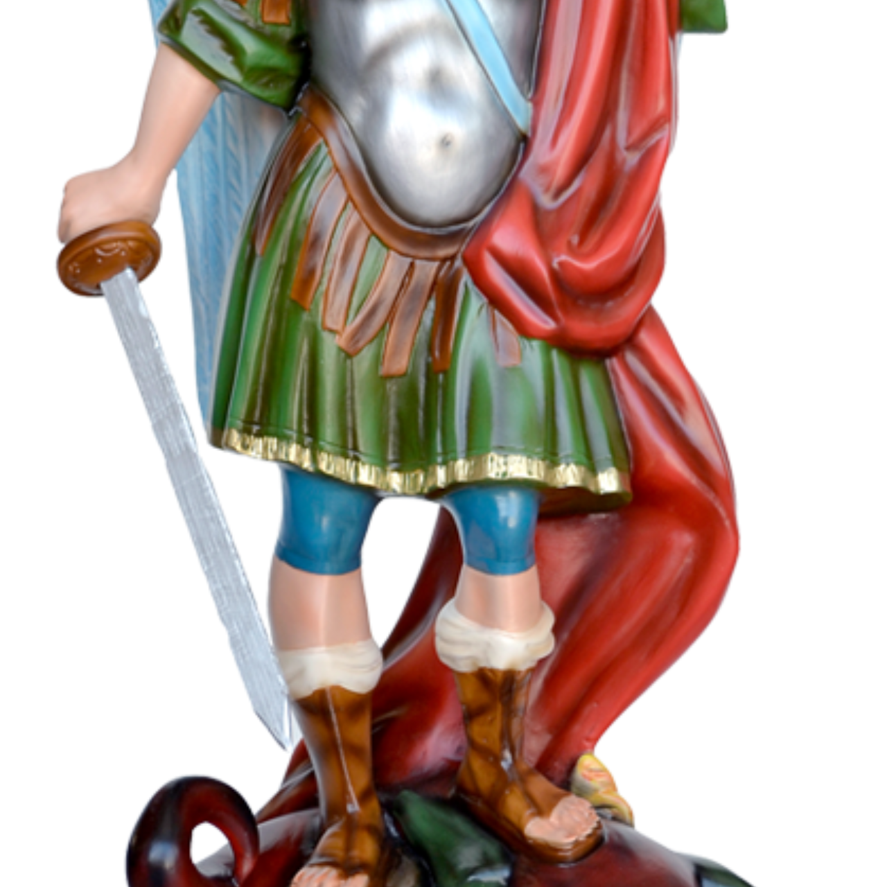 Statua San Michele Arcangelo 90 cm in Vetroresina