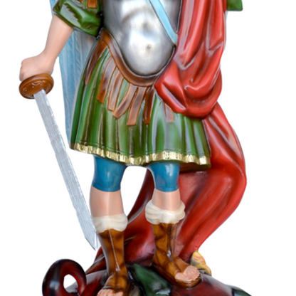 Statua San Michele Arcangelo 90 cm in Vetroresina