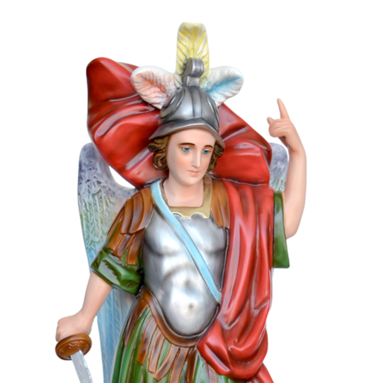 Statua San Michele Arcangelo 90 cm in Vetroresina
