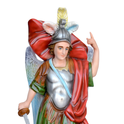 Statua San Michele Arcangelo 90 cm in Vetroresina