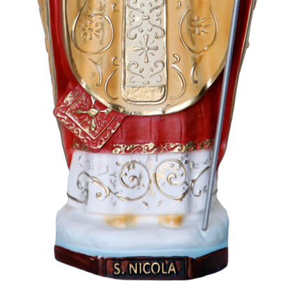 Statua San Nicola 25 cm in Resina Piena