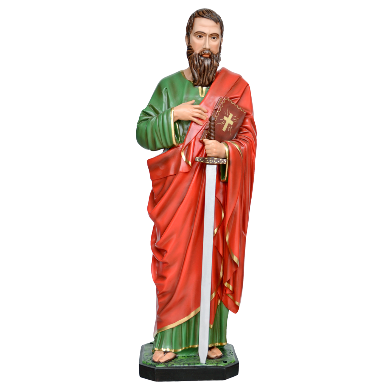 Statua San Paolo 100 cm in Resina