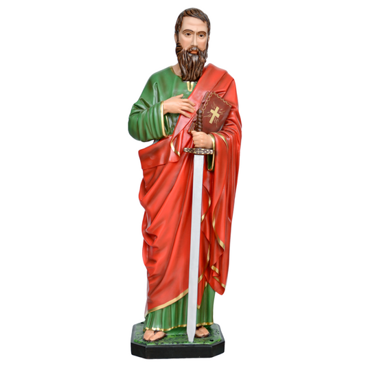 Statua San Paolo 100 cm in Resina