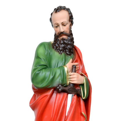 Statua San Paolo 30 cm in Resina Piena