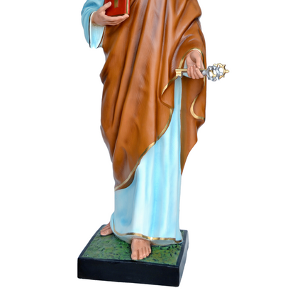 Statua San Pietro 155 cm in Vetroresina