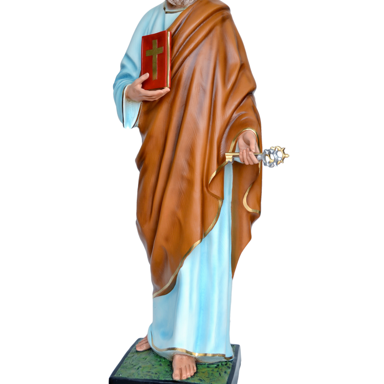 Statua San Pietro 155 cm in Vetroresina