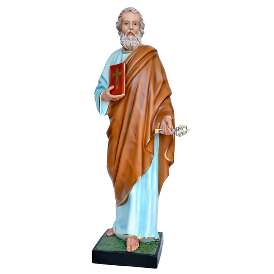 Statua San Pietro 155 cm in Vetroresina