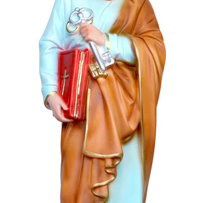 Statua San Pietro 30 cm in Resina Piena