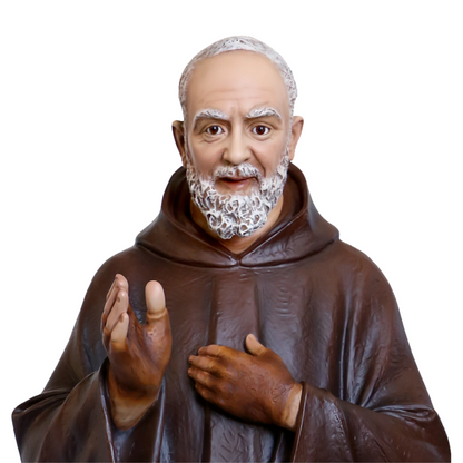 Statua San Padre Pio 110 cm in Resina