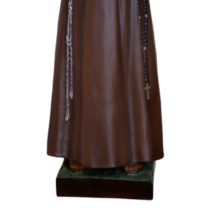 Statua San Padre Pio 110 cm in Resina
