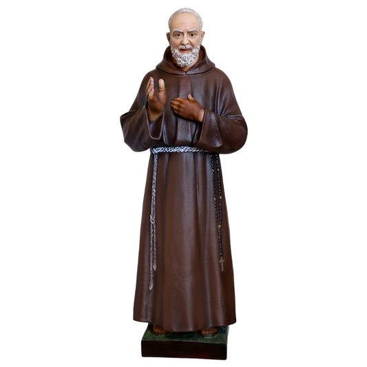 Statua San Padre Pio 110 cm in Resina