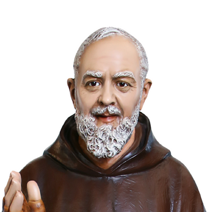 Statua San Padre Pio 180 cm in Vetroresina