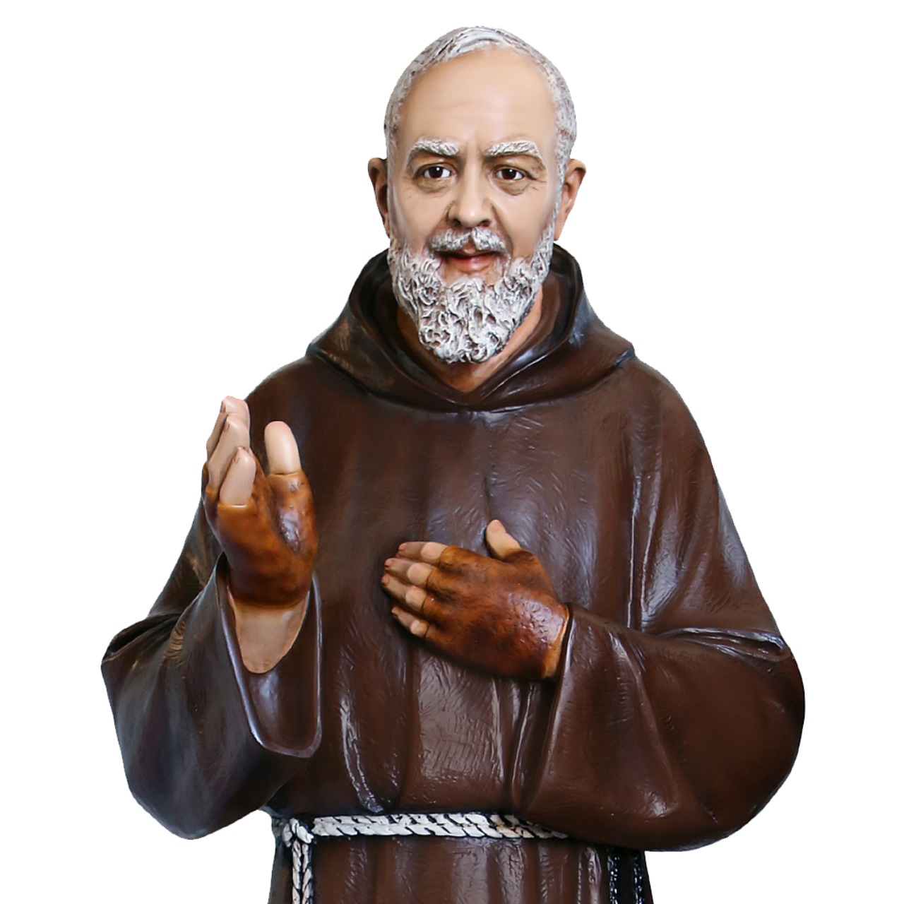 Statua San Padre Pio 180 cm in Vetroresina
