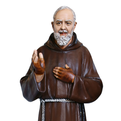 Statua San Padre Pio 180 cm in Vetroresina