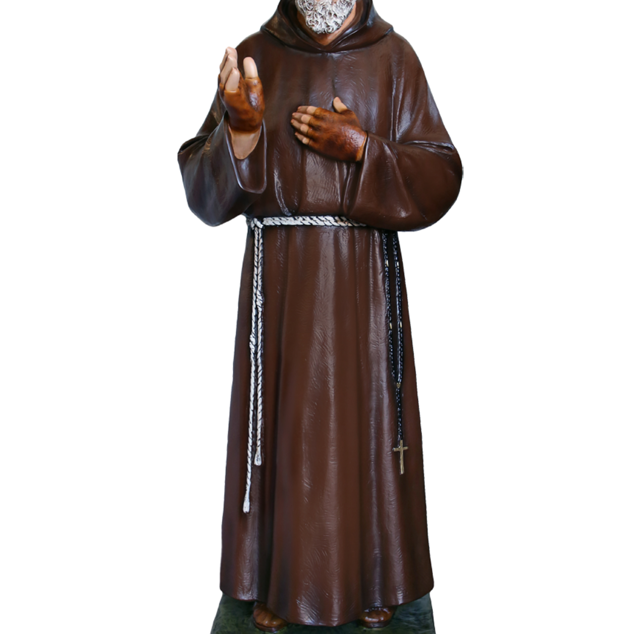 Statua San Padre Pio 180 cm in Vetroresina