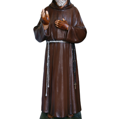 Statua San Padre Pio 180 cm in Vetroresina