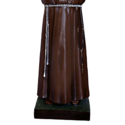 Statua San Padre Pio Braccia Aperte 180 cm in Vetroresina