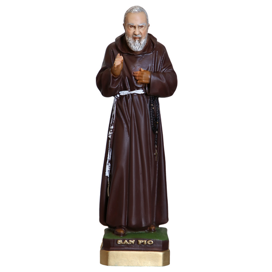 Statua San Padre Pio 30 cm in Resina Piena