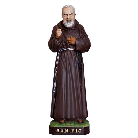 Statua San Padre Pio 50 cm in Resina