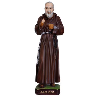 Statua San Padre Pio 60 cm in Resina