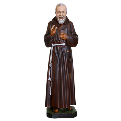 Statua San Padre Pio 80 cm in Resina