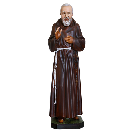 Statua San Padre Pio 80 cm in Resina