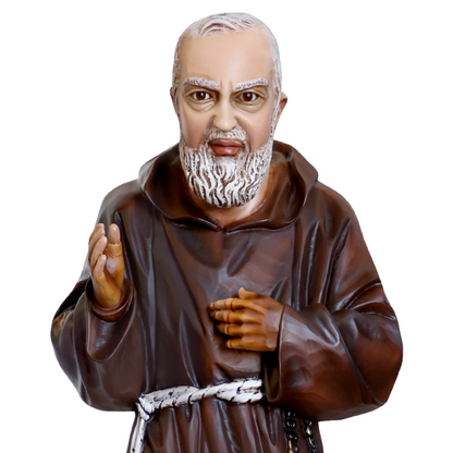 Statua San Padre Pio 90 cm in Resina