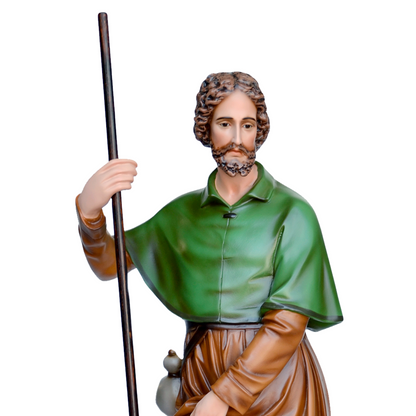 Statua San Rocco 100 cm in Resina
