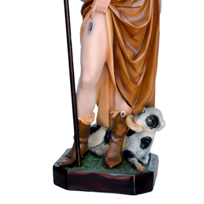 Statua San Rocco 100 cm in Resina