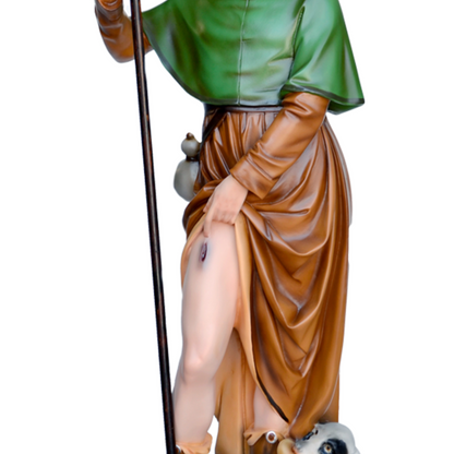 Statua San Rocco 100 cm in Resina