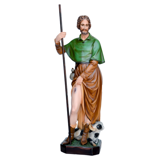 Statua San Rocco 100 cm in Resina