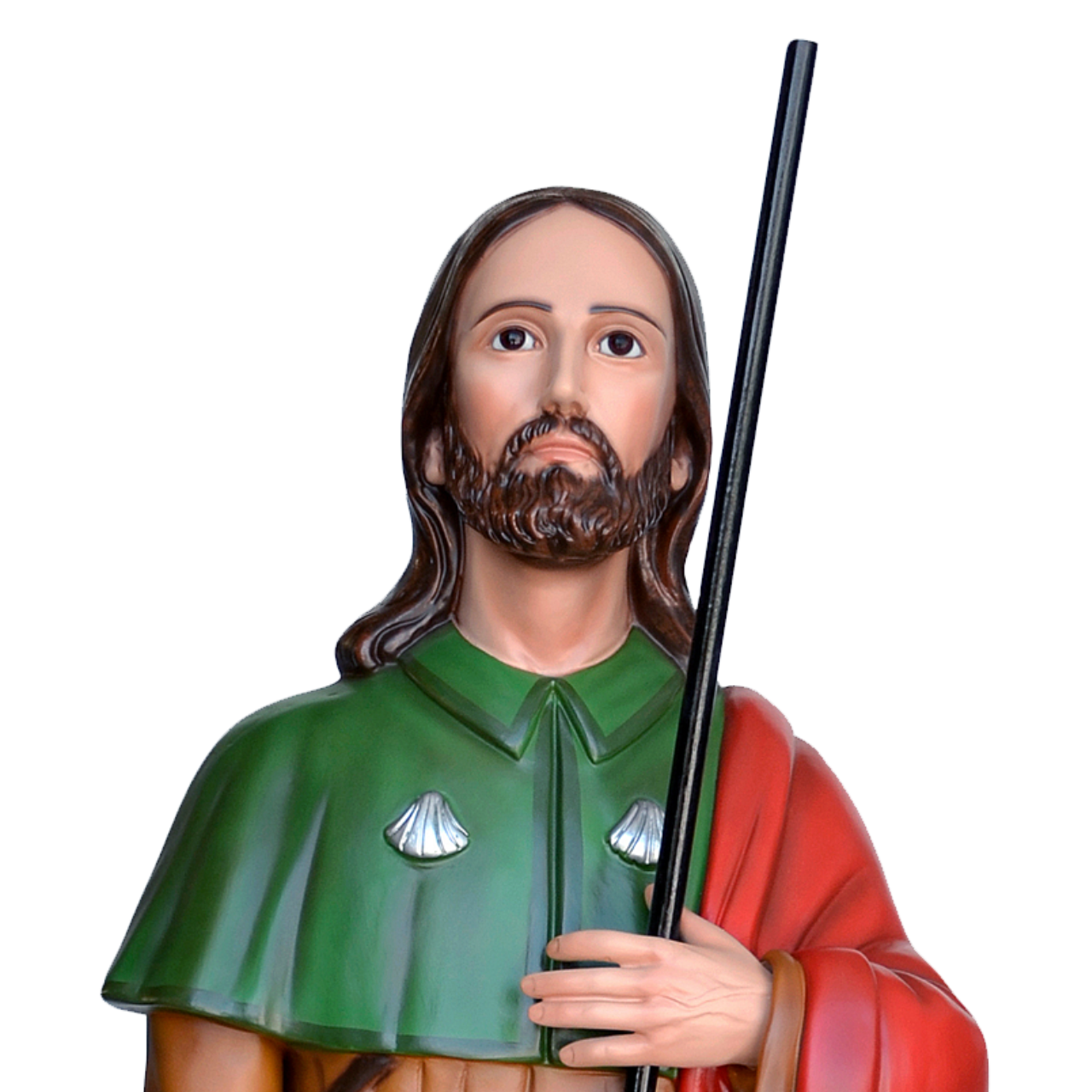 Statua San Rocco 120 cm in Vetroresina