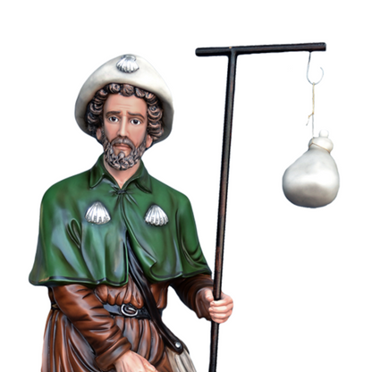 Statua San Rocco 160 cm in Vetroresina