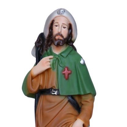 Statua San Rocco 30 cm in Resina Piena