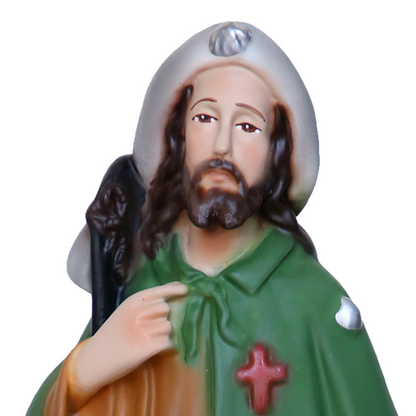 Statua San Rocco 30 cm in Resina Piena