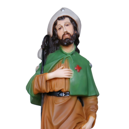 Statua San Rocco 45 cm in Resina