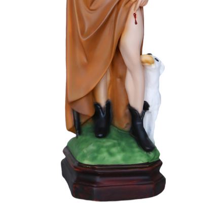 Statua San Rocco 45 cm in Resina