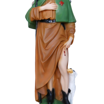 Statua San Rocco 45 cm in Resina