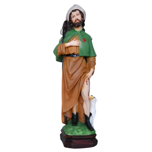 Statua San Rocco 45 cm in Resina