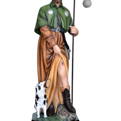 Statua San Rocco 80 cm in Resina