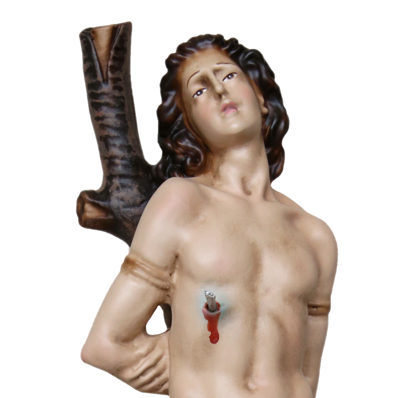 Statua San Sebastiano 30 cm in Resina Piena