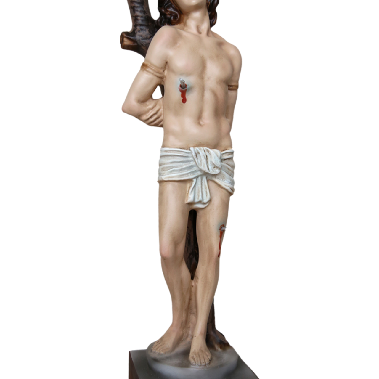 Statua San Sebastiano 30 cm in Resina Piena