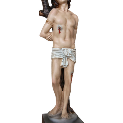 Statua San Sebastiano 30 cm in Resina Piena