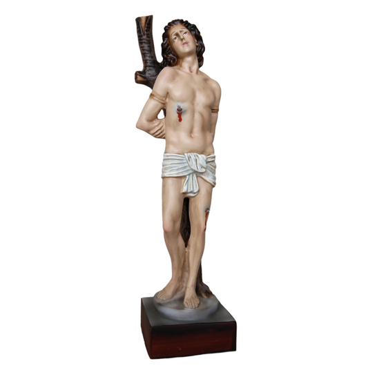 Statua San Sebastiano 30 cm in Resina Piena
